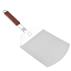 Stainless Steel Kitchen Supplies Baking Scraper Pizza Shovel Folding