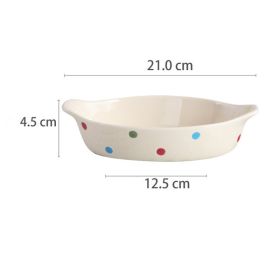 Ceramic Western Dish Oven Cutlery Household Baking Bowl