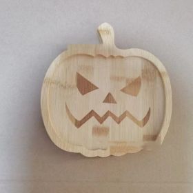 New Halloween Pumpkin Plate Ghost Tray