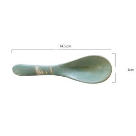 Japanese And Korean Tableware Ceramic Lamian Noodles Spoon