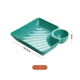 Dumpling Plate With Vinegar Dish Dumpling Plate Dinner Plate Square Plate