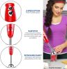 Hand Blender Immersion Blender Handheld Stick Batidora Electric Blenders Emersion Hand Mixer For Kitchen 5 Core HB 1510 RED