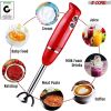 Hand Blender Immersion Blender Handheld Stick Batidora Electric Blenders Emersion Hand Mixer For Kitchen 5 Core HB 1510 RED